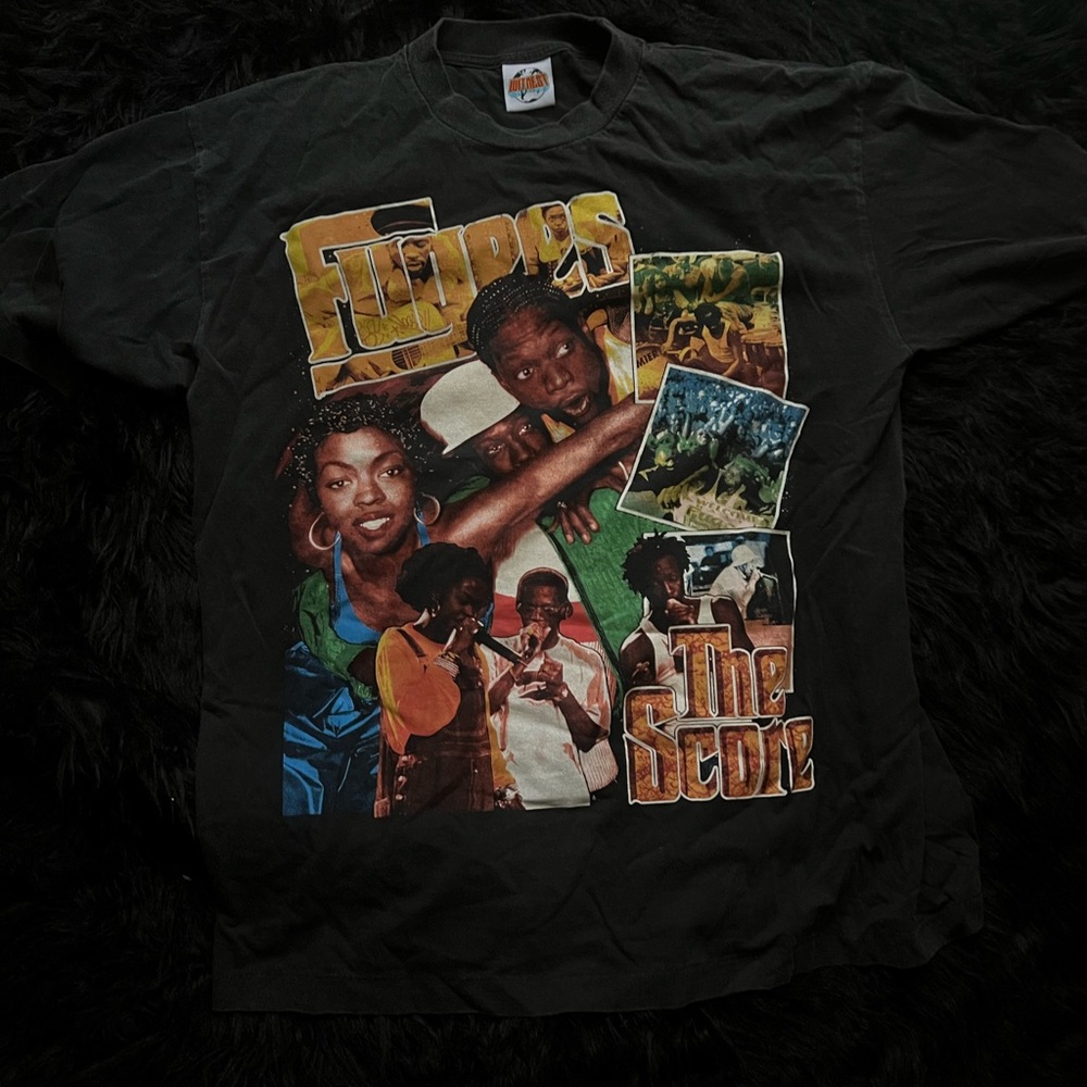 Vintage Black Fugees The Score T-Shirt RARE
